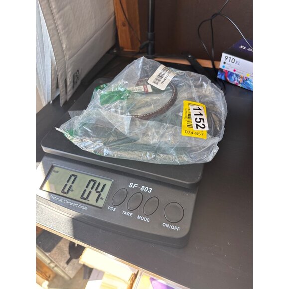 Circle T 14" Leather Dog Collar Brown With Buckle - Picture 4 of 4